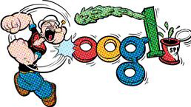 Google Popeye Logo
